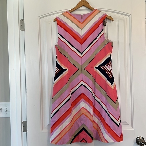 Maggy London colorful Shift Dress Size 14 - Picture 4 of 8